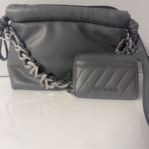 🌸Michael Kors Lina Small Women's Bag with Chain Detail & Wallet